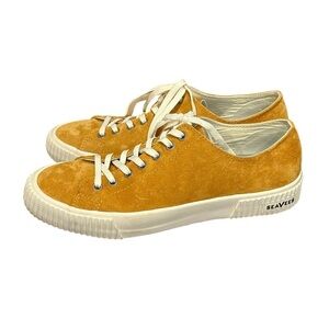 SEAVEES Darby Sneaker suede desert gold mens 8.5